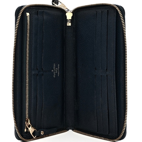 Loui Vuitton Noir Empreinte Monogram Secret Organizer Wallet - Picture 10 of 13